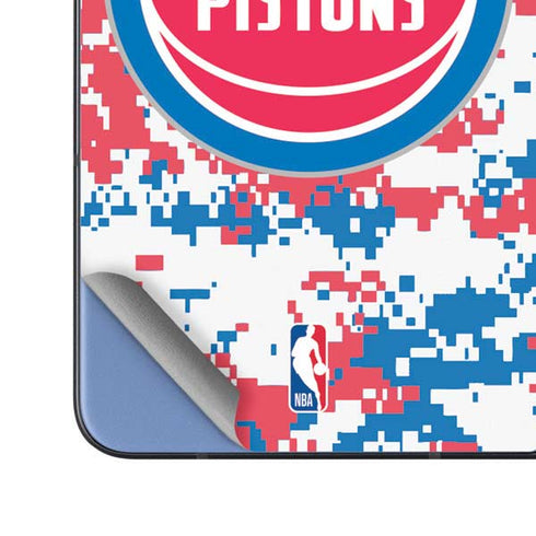 NBA Detroit Pistons Digi Camo Galaxy Z Fold5 5G Skin