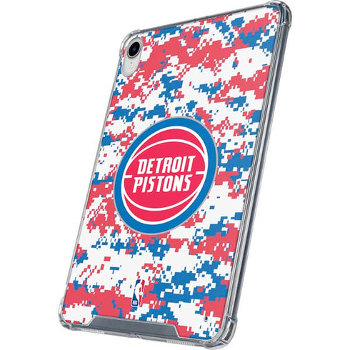 NBA Detroit Pistons Digi Camo iPad 11th Gen (2025) Clear Case