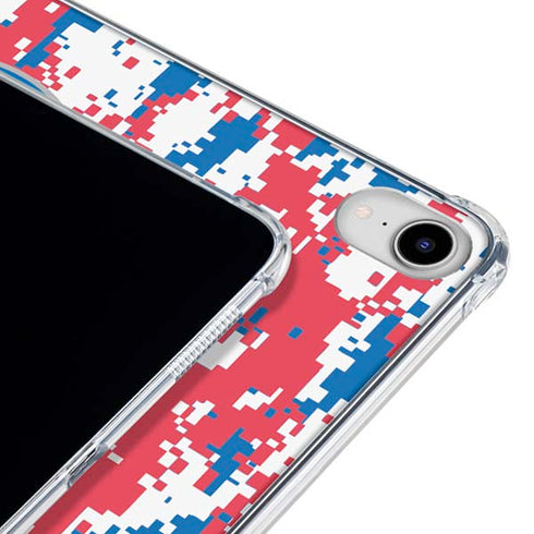 NBA Detroit Pistons Digi Camo iPad 11th Gen (2025) Clear Case