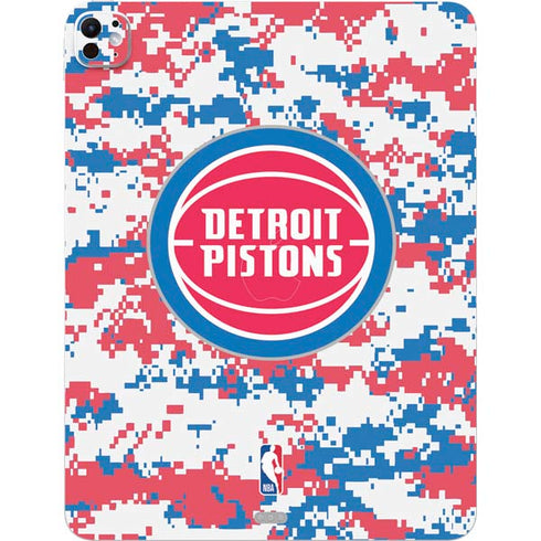 NBA Detroit Pistons Digi Camo iPad Pro 13in M4 (2024) Skin