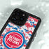 NBA Detroit Pistons Digi Camo iPhone 15 Pro Waterproof Case