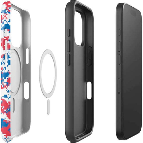 NBA Detroit Pistons Digi Camo iPhone 16 Pro Magsafe Impact Case