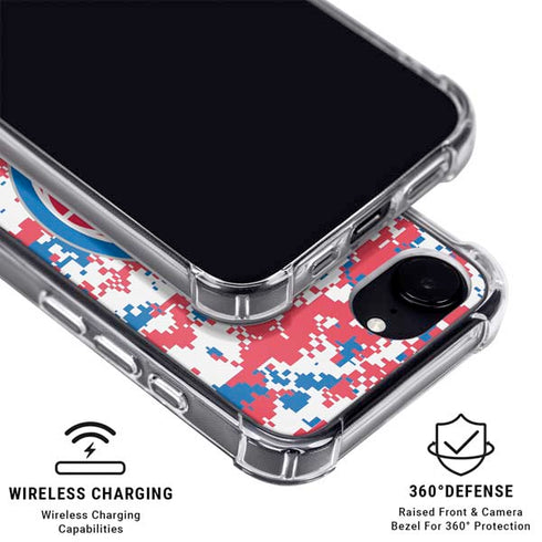 NBA Detroit Pistons Digi Camo iPhone 16e MagSafe Case