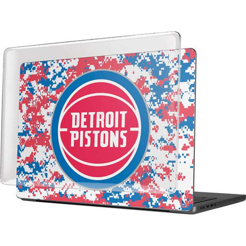 NBA Detroit Pistons Digi Camo MacBook Pro 14in (2021-24) Case plus Skin