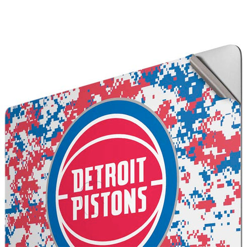 NBA Detroit Pistons Digi Camo Apple MacBook Pro 16-inch Skin