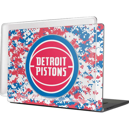 NBA Detroit Pistons Digi Camo MacBook Cases