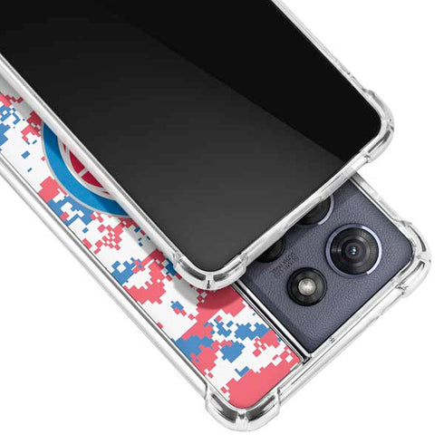 NBA Detroit Pistons Digi Camo Moto G 5G (2025) Clear Case