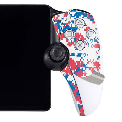 NBA Detroit Pistons Digi Camo PlayStation Portal Remote Player Skin