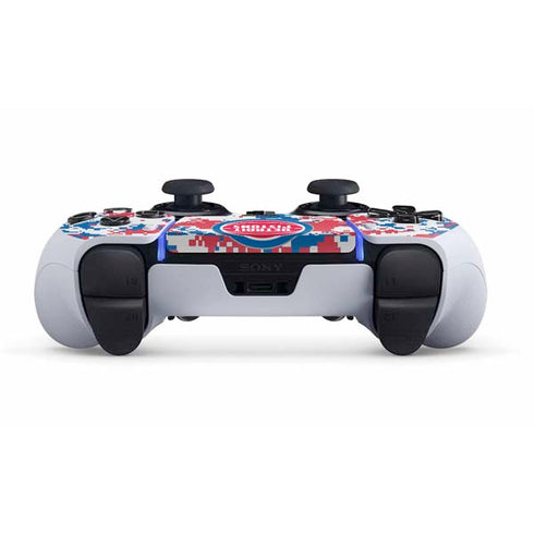 NBA Detroit Pistons Digi Camo PS5 DualSense Edge Pro Controller Skin