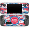 NBA Detroit Pistons Digi Camo Steam Deck Handheld Gaming Computer OLED Skin