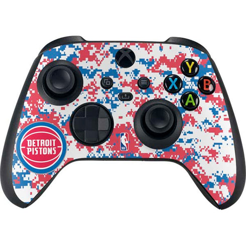 NBA Detroit Pistons Digi Camo Xbox Series X Bundle Skin