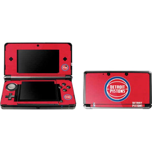 NBA Detroit Pistons Distressed 3DS (2011) Skin