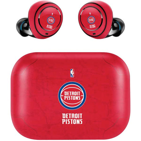 NBA Detroit Pistons Distressed Amazon Echo Buds Skin