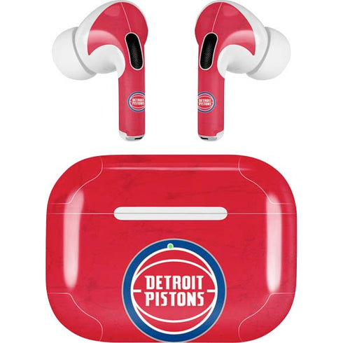 NBA Detroit Pistons Distressed AirPods Skins
