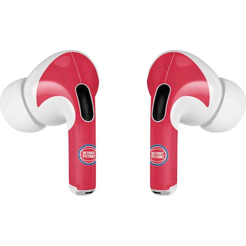 NBA Detroit Pistons Distressed Apple AirPods Pro Skin