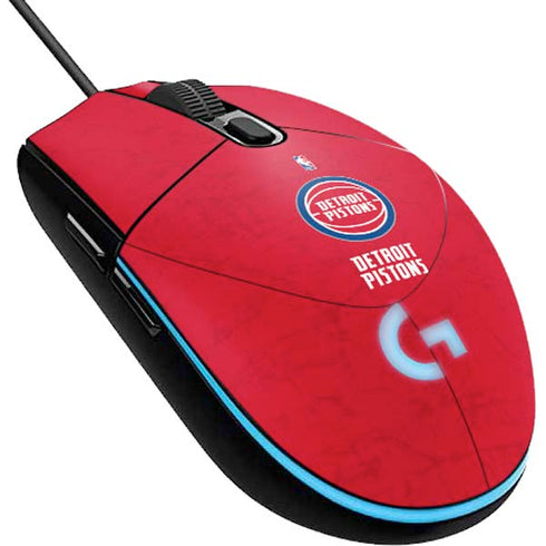 NBA Detroit Pistons Distressed G203 Prodigy RGB Wired Gaming Mouse Skin