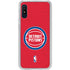 NBA Detroit Pistons Distressed Galaxy A10e Clear Case