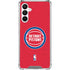 NBA Detroit Pistons Distressed Galaxy A16 5G Clear Case
