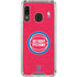 NBA Detroit Pistons Distressed Galaxy A30 Clear Case