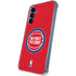 NBA Detroit Pistons Distressed Galaxy A35 5G Clear Case