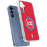 NBA Detroit Pistons Distressed Galaxy A35 5G Clear Case