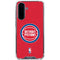 NBA Detroit Pistons Distressed Galaxy A36 5G Clear Case