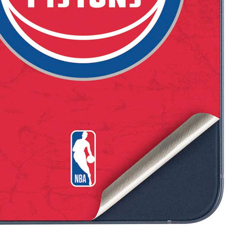 NBA Detroit Pistons Distressed Galaxy A36 5G Skin