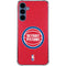 NBA Detroit Pistons Distressed Galaxy A55 5G Clear Case