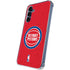 NBA Detroit Pistons Distressed Galaxy A55 5G Clear Case