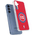 NBA Detroit Pistons Distressed Galaxy A55 5G Clear Case