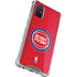 NBA Detroit Pistons Distressed Galaxy A71 5G Clear Case