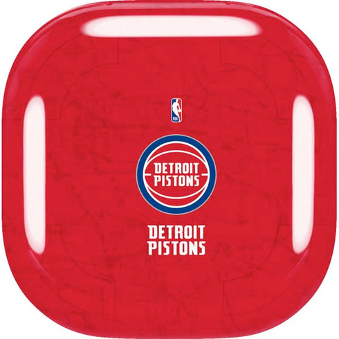 NBA Detroit Pistons Distressed Galaxy Buds Live Skin