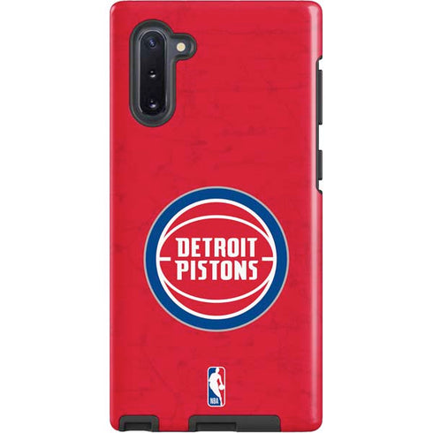 NBA Detroit Pistons Distressed Galaxy Note 10 Pro Case