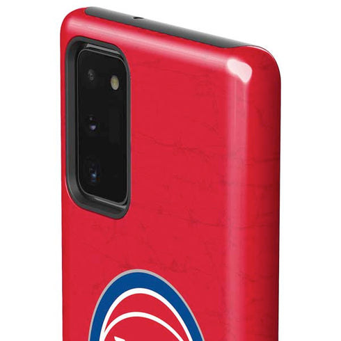 NBA Detroit Pistons Distressed Galaxy Note20 5G Pro Case