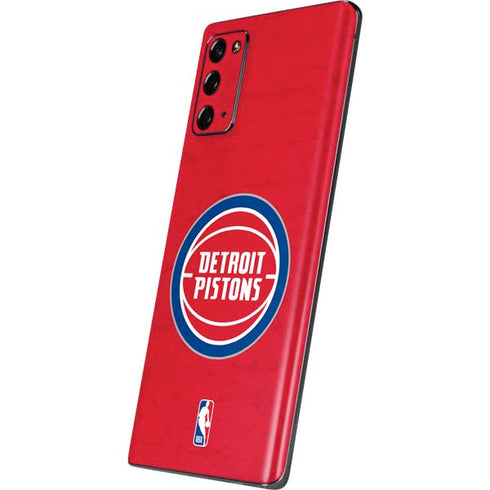 NBA Detroit Pistons Distressed Galaxy Note20 5G Skin