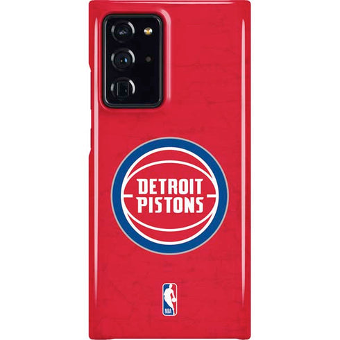 NBA Detroit Pistons Distressed Galaxy Note20 Ultra 5G Lite Case
