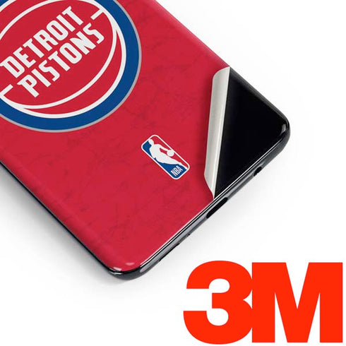 NBA Detroit Pistons Distressed Galaxy S10 Plus Skin