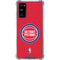 NBA Detroit Pistons Distressed Galaxy S20 FE Clear Case