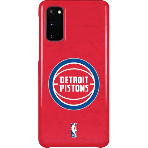NBA Detroit Pistons Distressed Galaxy S20 Lite Case