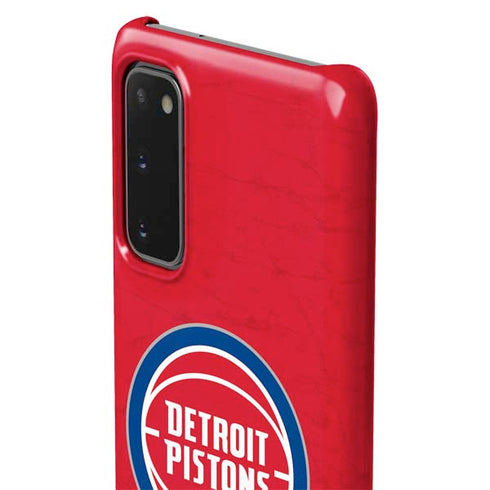 NBA Detroit Pistons Distressed Galaxy S20 Lite Case