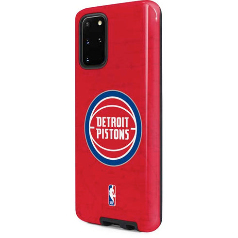 NBA Detroit Pistons Distressed Galaxy S20 Plus Pro Case
