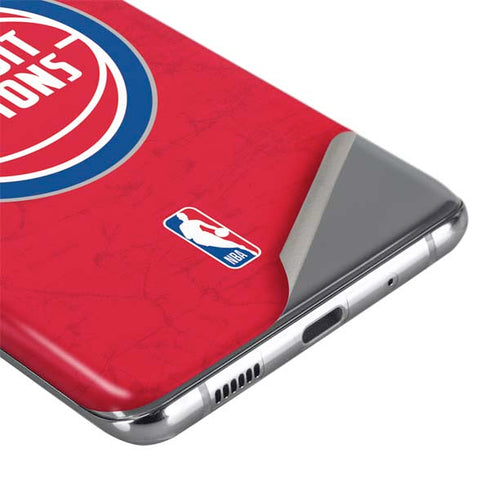 NBA Detroit Pistons Distressed Galaxy S20 Plus Skin
