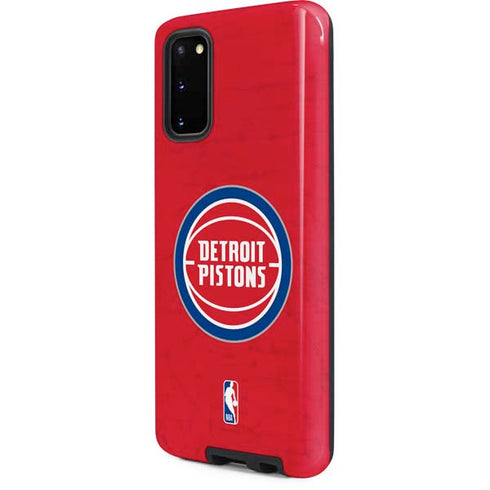 NBA Detroit Pistons Distressed Galaxy S20 Pro Case