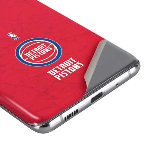 NBA Detroit Pistons Distressed Galaxy S20 Ultra 5G Skin