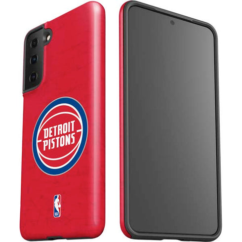 NBA Detroit Pistons Distressed Galaxy S21 Plus 5G Pro Case
