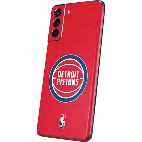 NBA Detroit Pistons Distressed Galaxy S21 Plus 5G Skin
