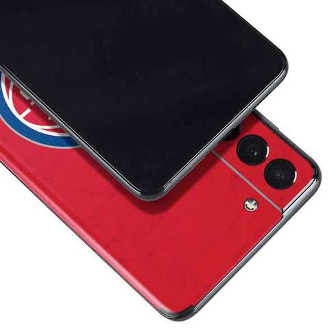 NBA Detroit Pistons Distressed Galaxy S21 Plus 5G Skin