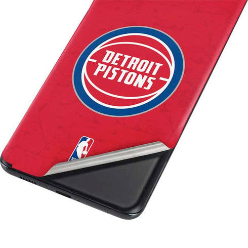NBA Detroit Pistons Distressed Galaxy S21 Plus 5G Skin