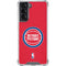 NBA Detroit Pistons Distressed Galaxy S22 Clear Case