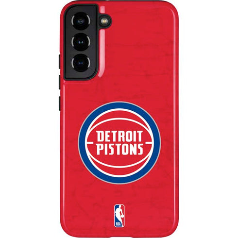 NBA Detroit Pistons Distressed Galaxy S22 Plus Pro Case
